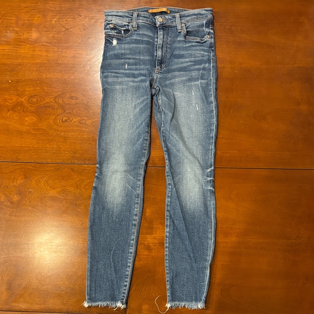 Joe's Jeans Distressed‎ Blue Skinny Ankle Jeans “The Charlie”. 27